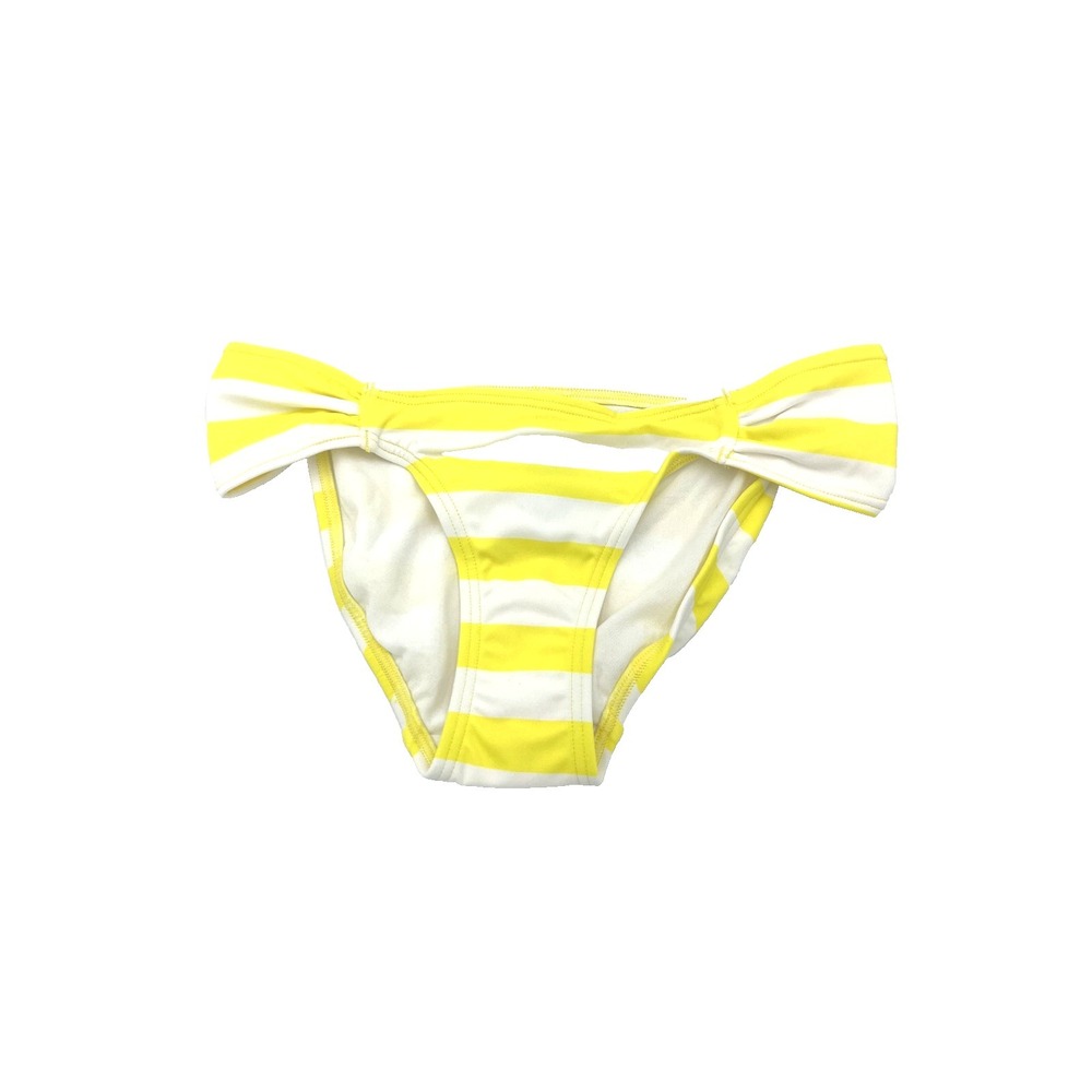 Victoria's‎ Secret Pink Ruched Bikini Bottom White Yellow  X-Small